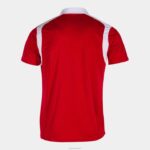 Joma 82P4R526 احمر ابيض بطولة قميص بولو بأكمام قصيرة v رجال - Image 6