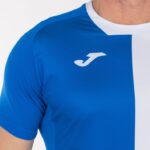 Joma 82P4R537 أزرق ملكي أبيض قميص مدينة كم قصير رجال - Image 3
