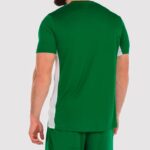 Joma 82P4R544 أبيض أخضر قميص كوزنسا بأكمام قصيرة رجال - Image 3