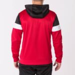 Joma 82P4R547 أحمر أسود طاقم سترة مقنعين الرابع رجال - Image 3