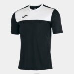 Joma 82P4R548 أسود أبيض الفائز قميص قصير الأكمام رجال