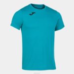 Joma 82P4R54 الفيروز قميص قصير الأكمام سجل الثاني رجال