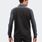 Joma 82P4R552 أسود رمادي غامق قميص من النوع الثقيل أساسي رجال - Image 4
