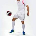 Joma 82P4R553 أبيض أحمر بطولة قميص قصير الأكمام v رجال - Image 9