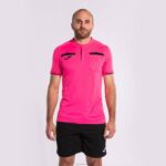 Joma 82P4R555 الفلورسنت الوردي قميص قصير الأكمام الحكم رجال - Image 2