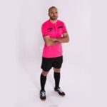 Joma 82P4R555 الفلورسنت الوردي قميص قصير الأكمام الحكم رجال - Image 7