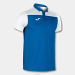 Joma 82P4R568 أزرق ملكي أبيض قميص بولو بأكمام قصيرة هواية II رجال
