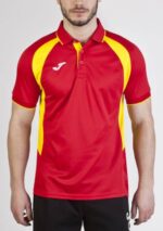 Joma 82P4R573 احمر اصفر بطولة قميص بولو قصير الأكمام III رجال - Image 2