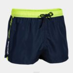 Joma 82P4R574 الأزرق الداكن أصفر فلوري جذوع السباحة الكلاسيكية رجال