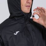 Joma 82P4R57 أسود سترة المطر cervino رجال - Image 4