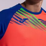Joma 82P4R587 نيون المرجان الأزرق الملكي قميص قصير الأكمام النخبة x رجال - Image 6
