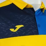 Joma 82P4R595 الأصفر الأزرق الملكي الأزرق الداكن قميص بولو بأكمام قصيرة طاقم v رجال - Image 3