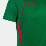 Joma 82P4R596 أخضر أحمر قميص بطولة قصيرة الأكمام السابع رجال - Image 4