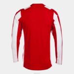 Joma 82P4R605 احمر ابيض قميص طويل الاكمام انتر كلاسيك رجال - Image 3