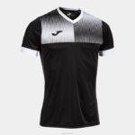 Joma 82P4R612 أسود أبيض قميص بأكمام قصيرة مستعر أعظم صديق للبيئة رجال