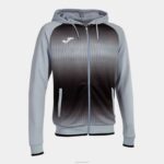 Joma 82P4R617 السماء الزرقاء السوداء جاكيت بغطاء رأس Tiger v رجال