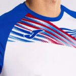 Joma 82P4R639 أبيض أزرق ملكي قميص قصير الأكمام النخبة x رجال - Image 6