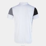 Joma 82P4R643 أبيض رمادي أسود قميص بولو بأكمام قصيرة طاقم v رجال - Image 2