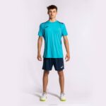 Joma 82P4R646 الفلورسنت الفيروز الأزرق الداكن قميص بطولة قصيرة الأكمام السابع رجال - Image 9