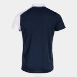 Joma 82P4R660 الأزرق الداكن الأبيض قميص بولو قصير الأكمام الاتحاد الدولي للباديل - Image 2