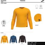 Joma 82P4R662 أزرق مستكشف قميص طويل الأكمام رجال - Image 5