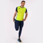 Joma 82P4R674 الأزرق الداكن أصفر فلوري قميص قصير الأكمام النخبة الثامن رجال - Image 7