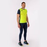 Joma 82P4R674 الأزرق الداكن أصفر فلوري قميص قصير الأكمام النخبة الثامن رجال - Image 9