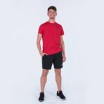 Joma 82P4R687 أحمر قميص قصير الاكمام صحراوي رجال - Image 4