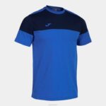 Joma 82P4R68 الأزرق الملكي الأزرق الداكن قميص طاقم قصير الأكمام v رجال