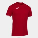 Joma 82P4R699 أحمر قميص بأكمام قصيرة الحرم الجامعي ثالثا رجال
