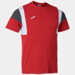 Joma 82P4R715 أحمر قميص بأكمام قصيرة مريحة iii رجال