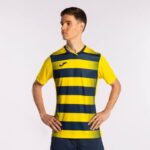 Joma 82P4R721 أصفر أزرق كحلي قميص بكم قصير europa v رجال - Image 2
