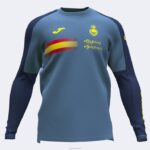 Joma 82P4R727 البترول الأزرق الداكن قميص من النوع الثقيل تدريب الاتحاد الملكي الاسباني لكرة اليد