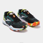 Joma 82P4R72 أسود مكس أخضر نقطة الأحذية 22 محكمة صلبة - Image 2