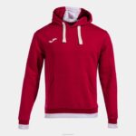 Joma 82P4R732 احمر ابيض سترة مقنعين مريحة الثاني رجال