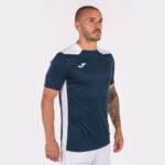 Joma 82P4R735 الأزرق الداكن الأبيض بطولة قميص قصير الأكمام سادسا رجال - Image 2