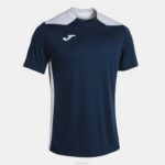 Joma 82P4R735 الأزرق الداكن الأبيض بطولة قميص قصير الأكمام سادسا رجال