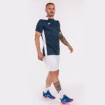 Joma 82P4R735 الأزرق الداكن الأبيض بطولة قميص قصير الأكمام سادسا رجال - Image 6