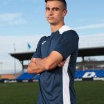 Joma 82P4R735 الأزرق الداكن الأبيض بطولة قميص قصير الأكمام سادسا رجال - Image 7