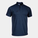 Joma 82P4R751 أزرق قميص بولو قصير الأكمام الفائز الثاني رجال