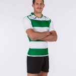 Joma 82P4R764 أبيض أخضر قميص قصير الأكمام prorugby الثاني رجال - Image 5