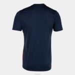 Joma 82P4R77 الأزرق الداكن الأحمر قميص بأكمام قصيرة سيتي الثاني رجال - Image 2