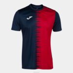 Joma 82P4R77 الأزرق الداكن الأحمر قميص بأكمام قصيرة سيتي الثاني رجال - Image 4