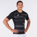 Joma 82P4R797 أسود رمادي غامق قميص بأكمام قصيرة هاكا رجال - Image 5