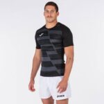Joma 82P4R797 أسود رمادي غامق قميص بأكمام قصيرة هاكا رجال - Image 6