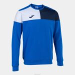 Joma 82P4R7 الأزرق الملكي الأزرق الداكن الأبيض طاقم قميص من النوع الثقيل v رجال