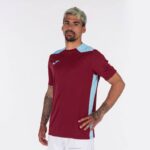Joma 82P4R806 بورجوندي السماء الزرقاء بطولة قميص قصير الأكمام سادسا رجال - Image 2