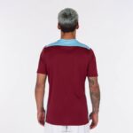 Joma 82P4R806 بورجوندي السماء الزرقاء بطولة قميص قصير الأكمام سادسا رجال - Image 3