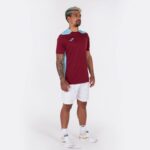 Joma 82P4R806 بورجوندي السماء الزرقاء بطولة قميص قصير الأكمام سادسا رجال - Image 4
