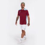 Joma 82P4R806 بورجوندي السماء الزرقاء بطولة قميص قصير الأكمام سادسا رجال - Image 7
